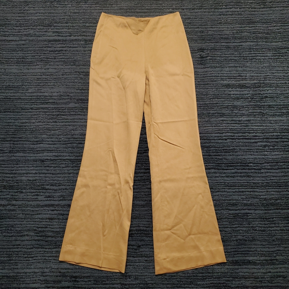 Alice + Olivia Tan Boot Cut Pants